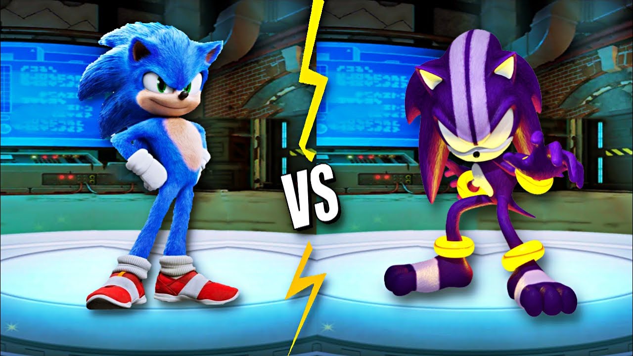 Movie Sonic Vs Dark Spine the New Character - Sonic Forces New Update ...