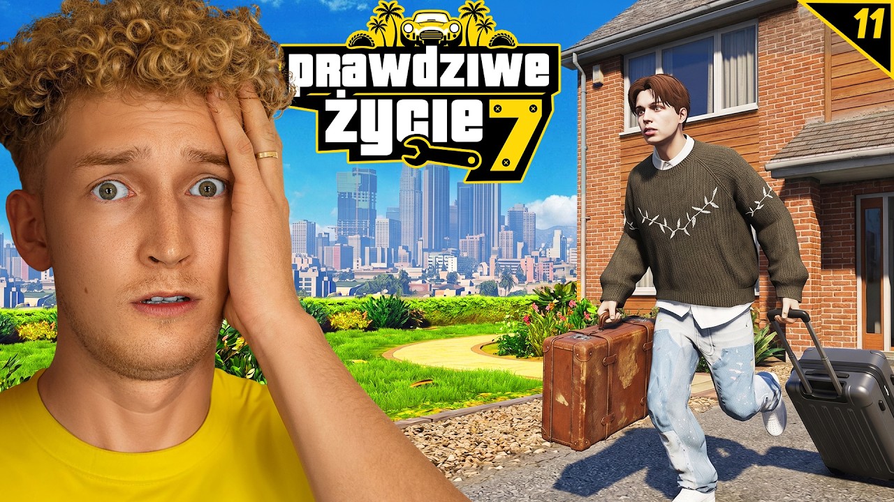 GTA V PRAWDZIWE ŻYCIE #11 - WYRZUCONY z DOMU! 🚷