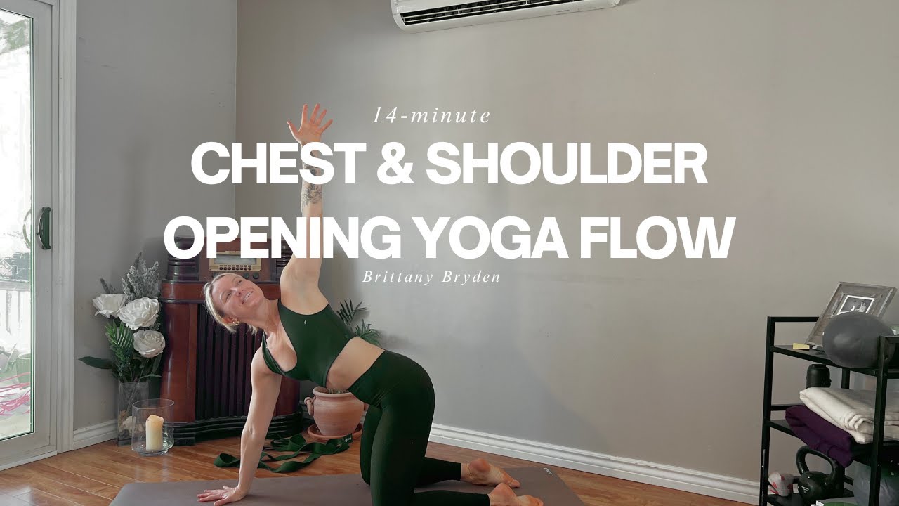 14-Min Chest & Shoulder Opening Yoga Flow | Post-Shoveling Stretch with Brittany Bryden