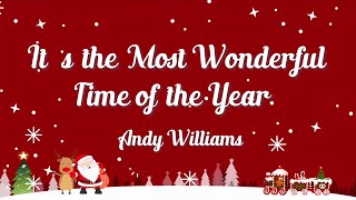 It's the Most Wonderful Time of the Year Lyrics - Andy Williams - Lyric Best Song