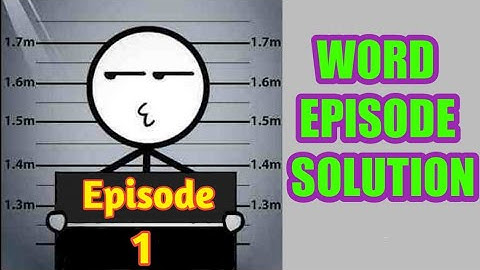 Word Episode Game level 1 - 10 || Answers || UPDATED || SoloGaming ||