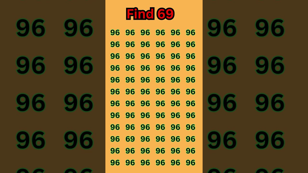 Find odd number if you have a great eye sight 👀🧠 #maths #puzzle