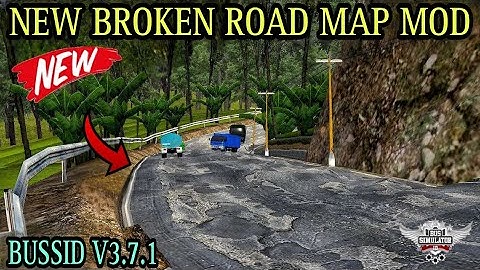 new broken road map mod bussid | mod map bussid | map mod for bus simulator indonesia | map mod 3.7