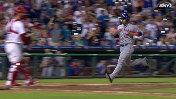 NYM@PHI: Lagares scores on Galvis