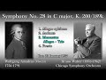 Mozart: Symphony No. 28, Walter & CSO (1957) モーツァルト 交響曲第28番 ワルター