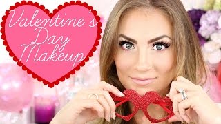 Valentine's Day Soft Glam Makeup Tutorial | Easy Romantic Date Night Look | Angela Lanter screenshot 1