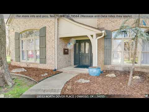 10033 North Dover Place, Owasso, OK home video tour