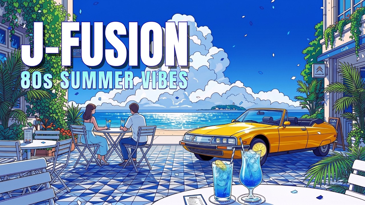 Playlist] J-Fusion 80s Summer City Pop Vibes 🌊 Shonan Hideaway