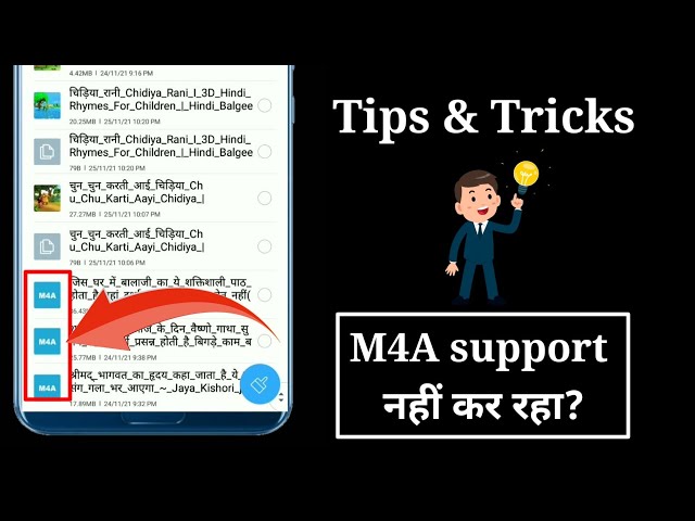 How to fix Unsupported Music | M4a convert to mp3 without apps class=