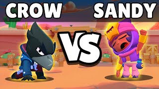 crow VS sandy | 23 Test | 1 VS 1 Resimi