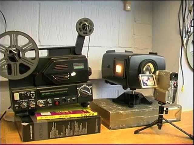 HOW TO Set-Up, Load a Film and Use An Old Vintage Film Projector