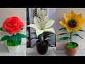 DIY Cara Membuat Bunga Hias dari Plastik Kresek