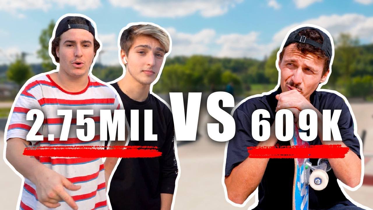 ME VS BRAZILS BIGGEST SKATE YOUTUBERS YouTube