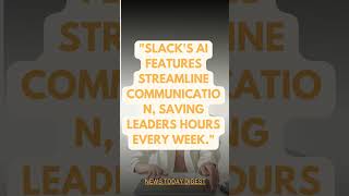Smart leaders use AI to enhance workplace efficiency. #ai #workplaceefficiency #slack