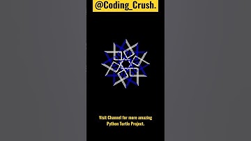 How to Create Amazing Star using Python Turtle Graphics #python_shorts #python_turtle #programming