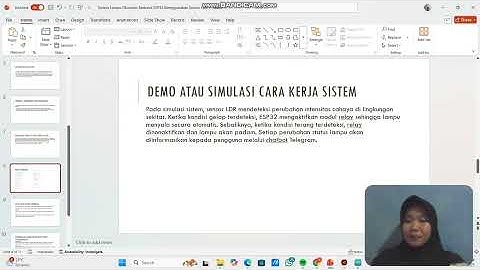 Sistem Lampu Otomatis Berbasis ESP32 Menggunakan Sensor LDR Melalui Chatbot Telegram