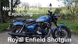 Royal Enfield Shotgun 650  Not what I was expecting