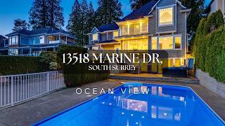 Stunning Ocean View Home 13518 Marine Drive South Surrey 3,348,000
