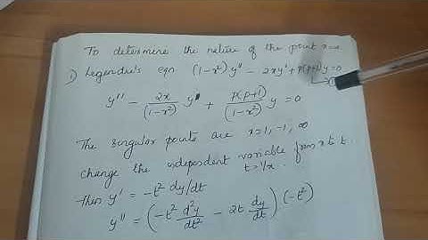 point at infinity example S1 MSc mathematics ODE module 2