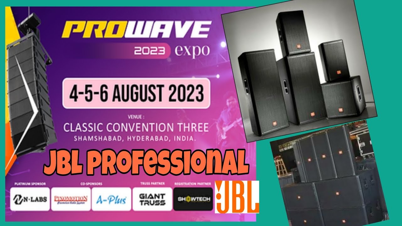 JBL sound system in prowave expo 2023 hyderabad dj hyderabad viral