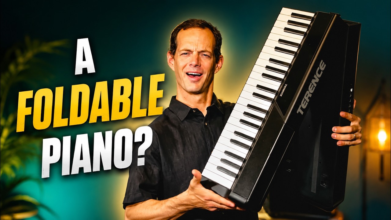 Concert pianist reviews FOLDABLE V50 piano from Terence