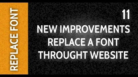 Web Design Tutorials for Xara Web Designer 11 Premium: New Improvement Replace A Font  Lesson 6