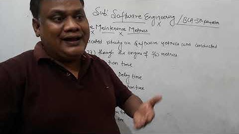 GILB SOFTWARE MAINTENANCE METRICS