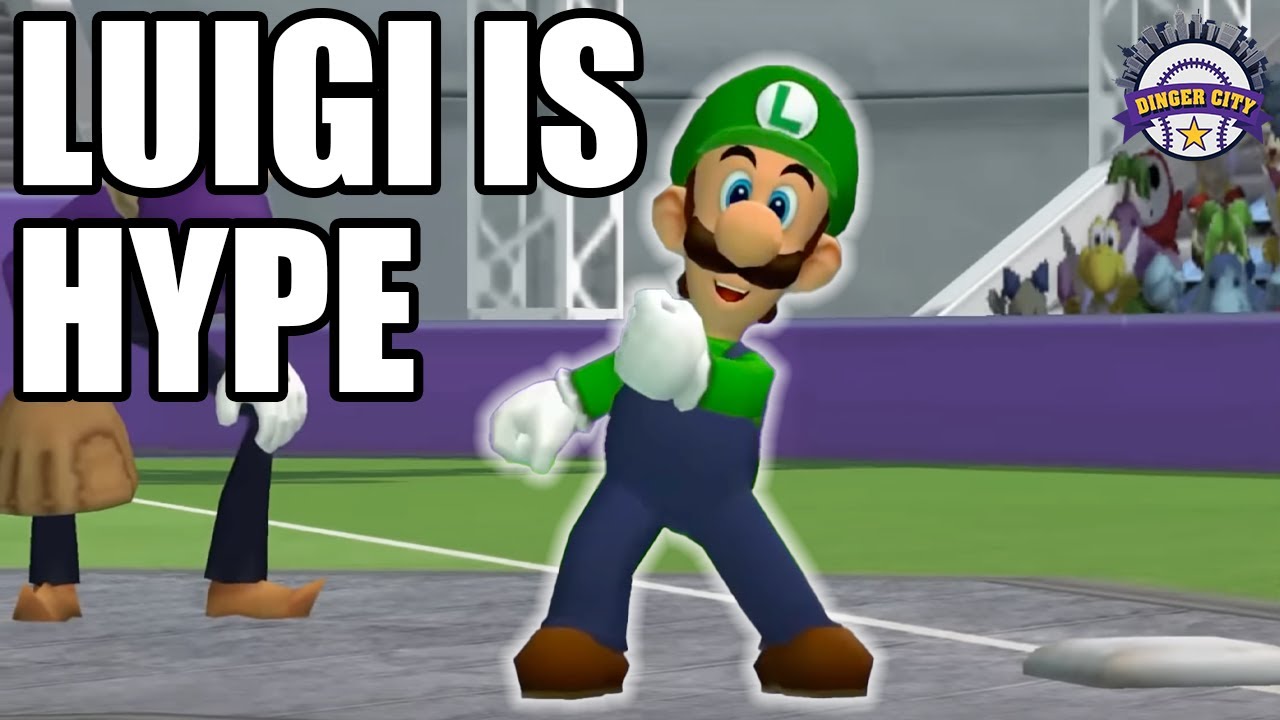 Луиджи — OP в Mario Baseball