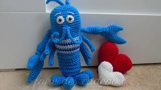 Homard Bleu Au Crochet