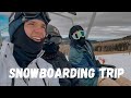 SNOWBOARDING VLOG | what to bring snowboarding | Joel&Mia