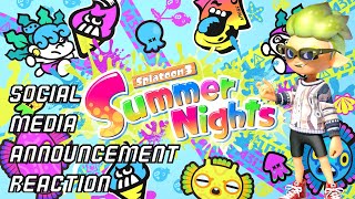 SPLATOON 3 SUMMER NIGHTS SOCIAL MEDIA ANNOUNCEMENT REACTION AND ANALYSIS