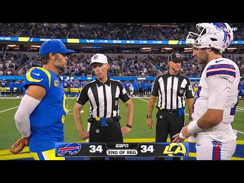 MNF WAS LITERALLY A MOVIE! Bills vs Rams WILD Week 5 OT Ending