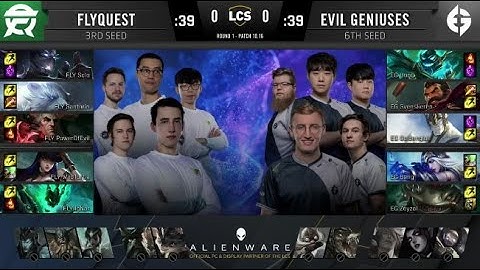 FLY vs EG / Game 1 / Playoffs Round 1 / Summer Split 2020   FlyQuest vs  Evil Geniuses