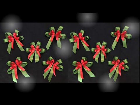 วีดีโอ: งานหัตถกรรมโบว์สำหรับวันหยุด – วิธีการผูกโบว์คริสต์มาสสำหรับพวงหรีด