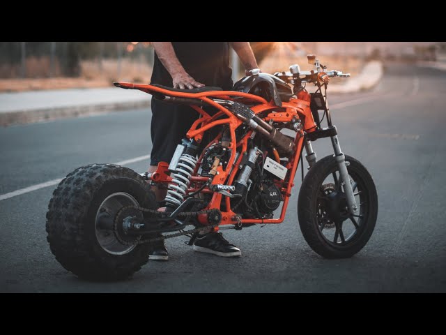 Project 0133 | Making a motorbike from scratch with a fast coupling KTM engine class=
