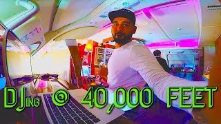 DJing on Emirates A380 BUSINESS CLASS!