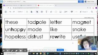 multisyllabic word reading Multi Syllabic Word Routine