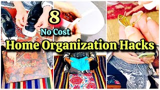 8-No Cost\/Clutter Free Home Organization | Space Saving Tips | Reuse\/Recycle Hacks | WomeniaATF