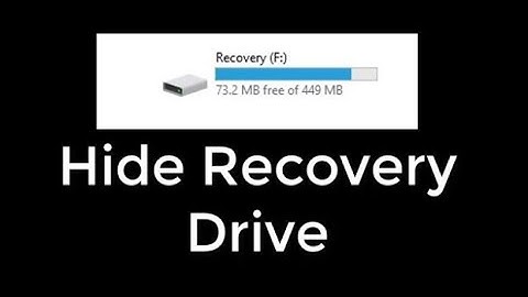 How to Hide Recovery Drive in Windows (Easy & Safe Method)