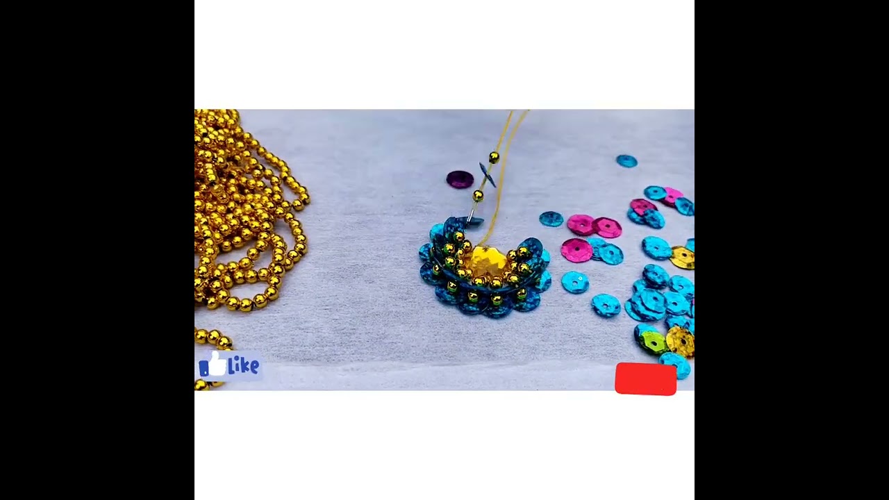 bordado de lentejuela..a mano