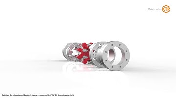 ROTEX® GS light  backlash free servo couplings with light clamping ring hubs   KTR Systems