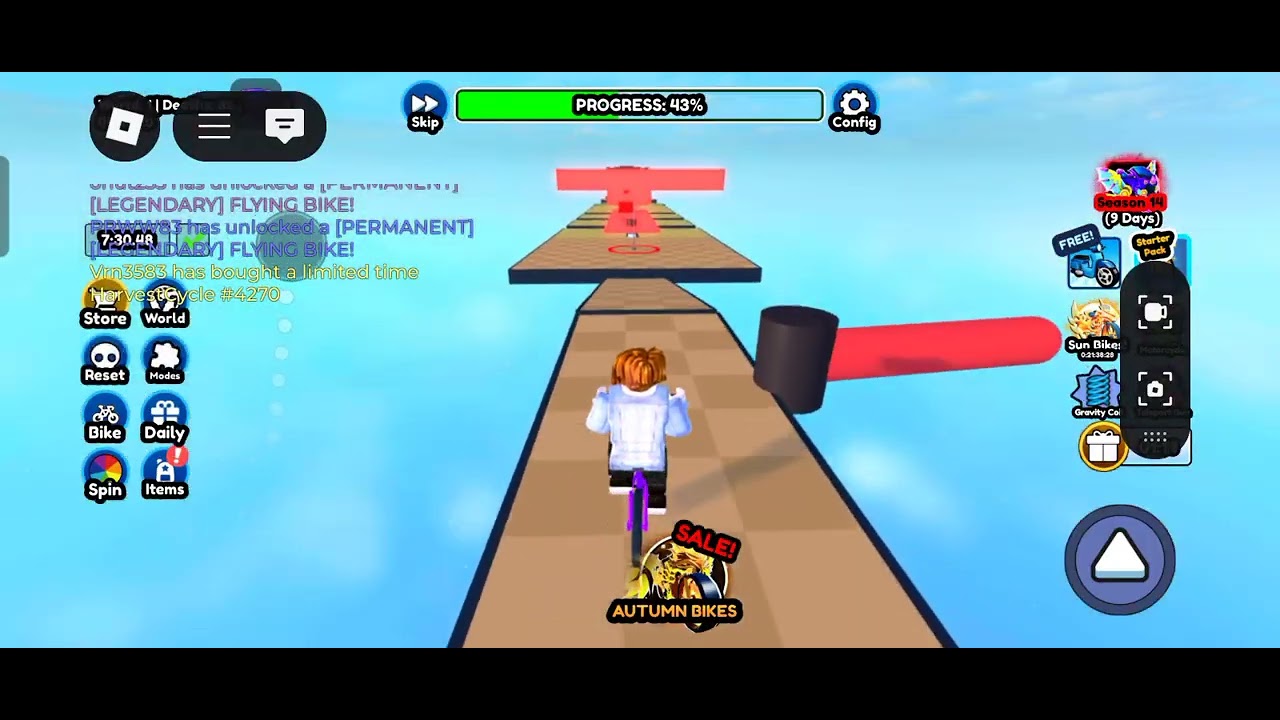 ROBLOX: obby de bicicleta 