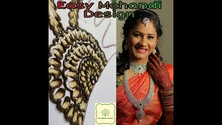 Easy And Beautiful Mehndi Design Mehndi Desings Using Ear Buds Simple Arabic Designs