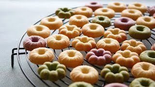 100均のシリコン型で作るちょっとレトロなミニクッキー Mini Butter Cookies Youtube