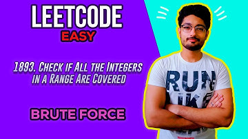 1893. Check if All the Integers in a Range Are Covered | LEETCODE EASY