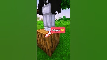 minecraft tree trap😱 (はいよろこんで) #minecraft #shorts