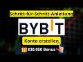 Bybit Konto erstellen: Anmeldung, Tutorial & 30.000$ Bonus!