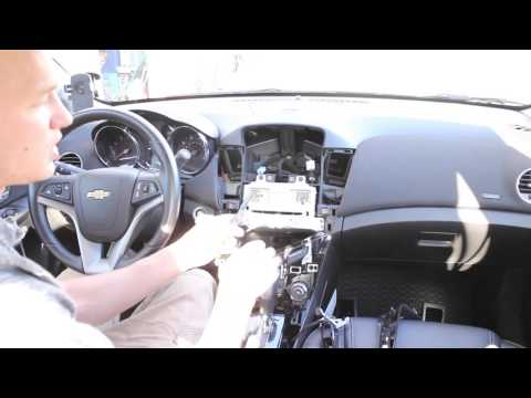 Chevy Cruze dash radio install disassembly assembly dashboard