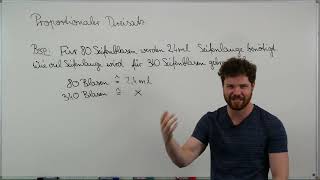 Proportionaler DREISATZ. Seifenblasen Beispiel. Proportionaler Dreisatz einfach erklärt. #Mathe