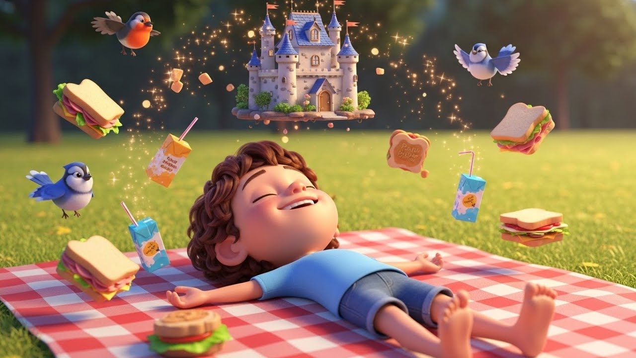 Floating Castle Picnic 🏰✨ | Learn Colors, Numbers & Fun for Kids | Preschool Adventure